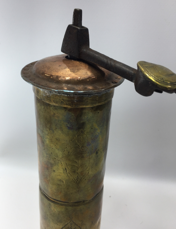 OSMANLI DÖNEMİ NADİR FORMDA BOSNA İŞİ KAHVE DEĞİRMENİ