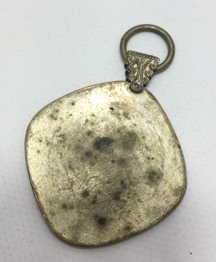 OSMANLI DÖNEMİ RUM İŞİ AZİZ GEORGE NİN EJDERHAYI YENME SAHNESİ OLAN MADALYON