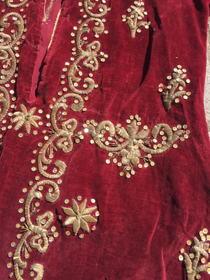 OSMANLI DÖNEMİ SIRMA İŞÇİLİKLİ BİNDALLI 