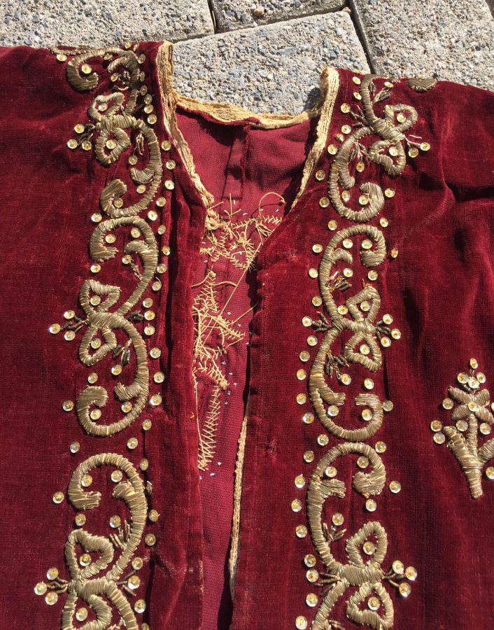 OSMANLI DÖNEMİ SIRMA İŞÇİLİKLİ BİNDALLI 