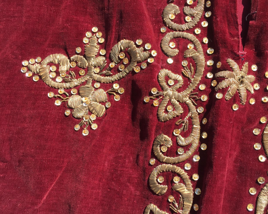 OSMANLI DÖNEMİ SIRMA İŞÇİLİKLİ BİNDALLI 