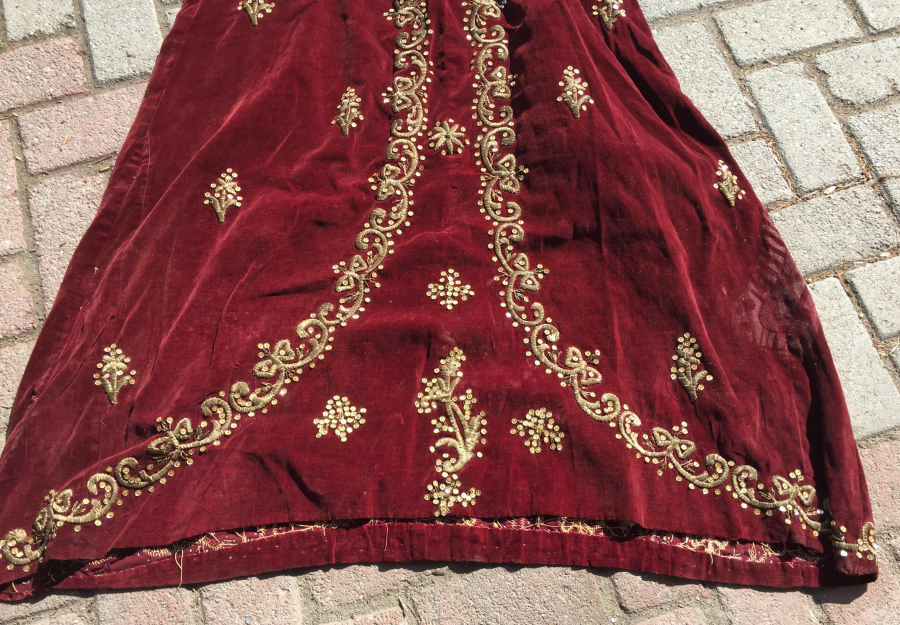 OSMANLI DÖNEMİ SIRMA İŞÇİLİKLİ BİNDALLI 