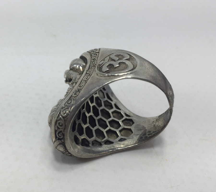 KALLAVİ BOY UZAKDOĞU ÖZEL YAPIM GÜMÜŞ YÜZÜK