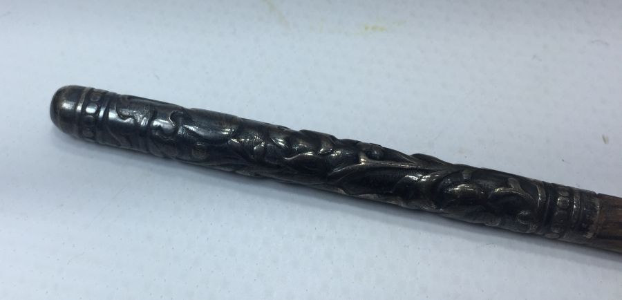 OSMANLI DÖNEMİ GÜMÜŞ SAPLI OKUMA ÇUBUĞU