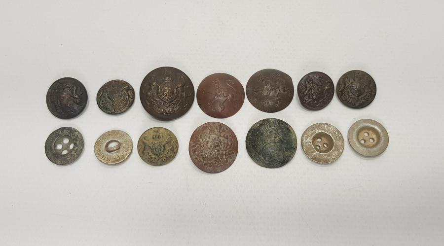 1. DÜNYA SAVAŞI 14 ADET ASKERİ DÜĞME