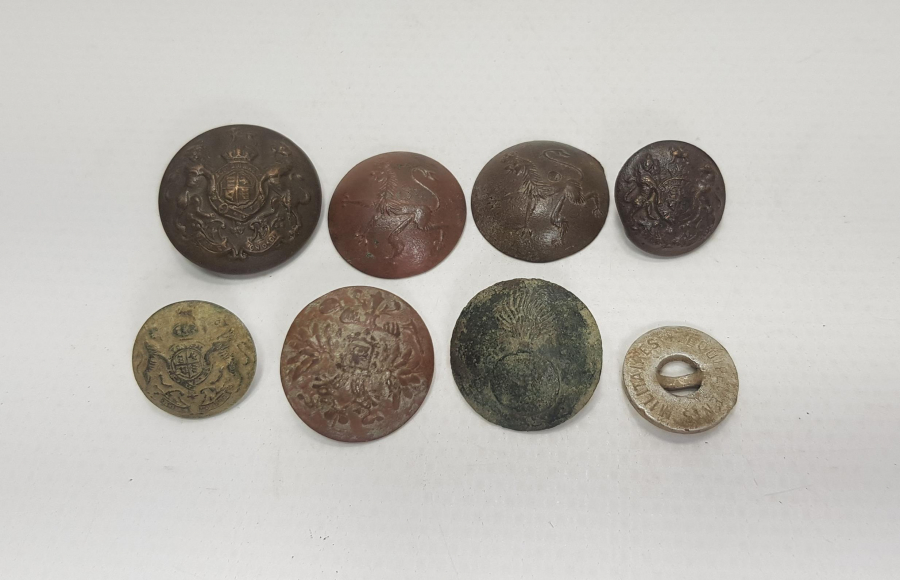 1. DÜNYA SAVAŞI 14 ADET ASKERİ DÜĞME