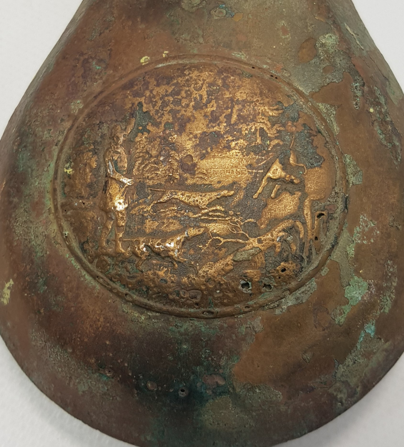 1800'LERDEN AVRUPA YAPIMI GRAVÜRLÜ BARUTLUK