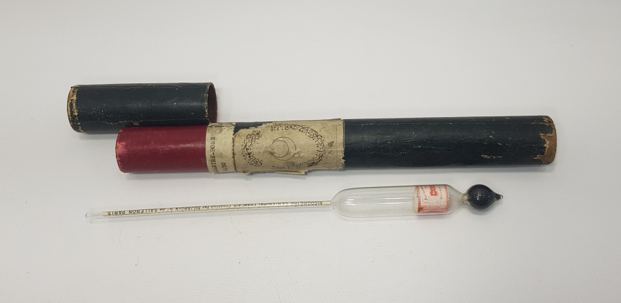 OSMANLICA YAZILI AREOMETRE - ALKOLMETRE