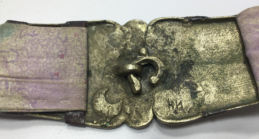 OSMANLI DÖNEMİ HİLALLİ VE RUMCA İNSİYALLİ GELİN KEMERİ