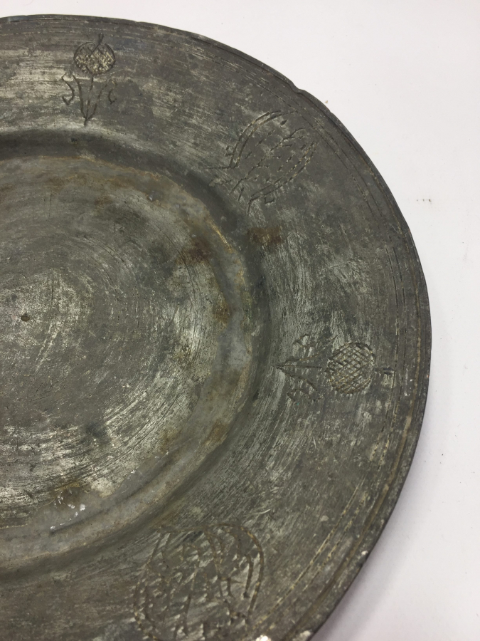 OSMANLI DÖNEMİ YAZILI VE İŞLEMELİ BAKIR TABAK