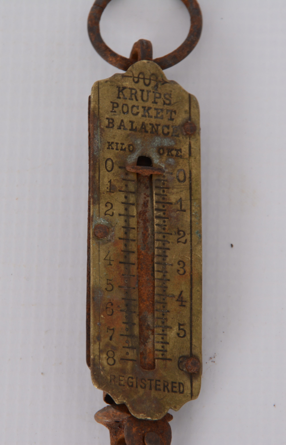 1900'LERDEN ALMAN YAPIMI KRUPS POCKET BALANCE EL KANTARI 