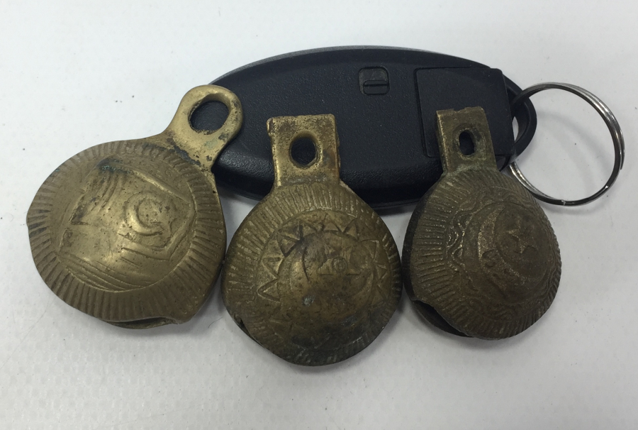 3 ADET ÜZERİ OSMANLICA YAZILI ZİL - GORA LOTU