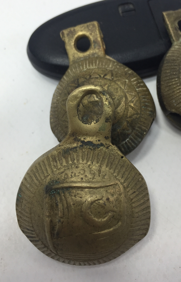 3 ADET ÜZERİ OSMANLICA YAZILI ZİL - GORA LOTU