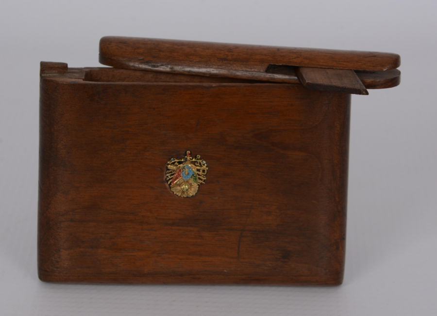 OSMANLI ARMALI VE YAZILI BOSNA İŞİ AHŞAP SİGARA KUTUSU 