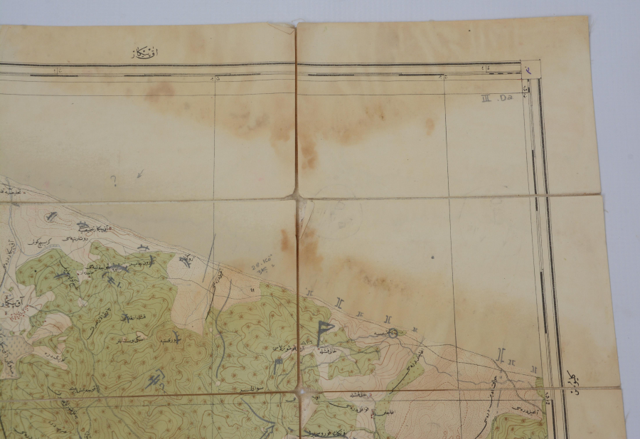 OSMANLI DÖNEMİ BEZ HARİTA: İSTANBUL KİLYOS VE AKPINAR CİVARI 