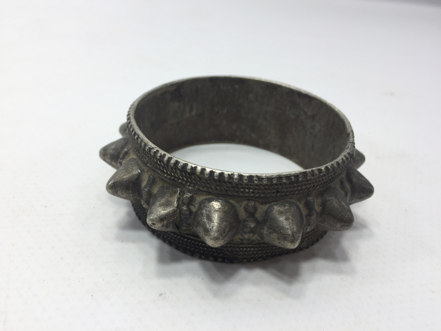 OSMANLI DÖNEMİ ÇOK NADİR ERMENİ İŞİ GÜMÜŞ BİLEKLİK