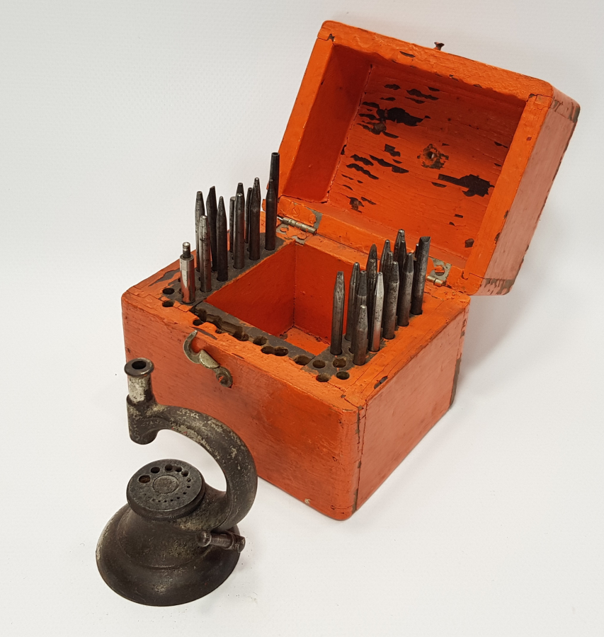 OSMANLI DÖNEMİ SAATÇİ DEVE BOYNU ORJİNAL AHŞAP KUTUSUNDA