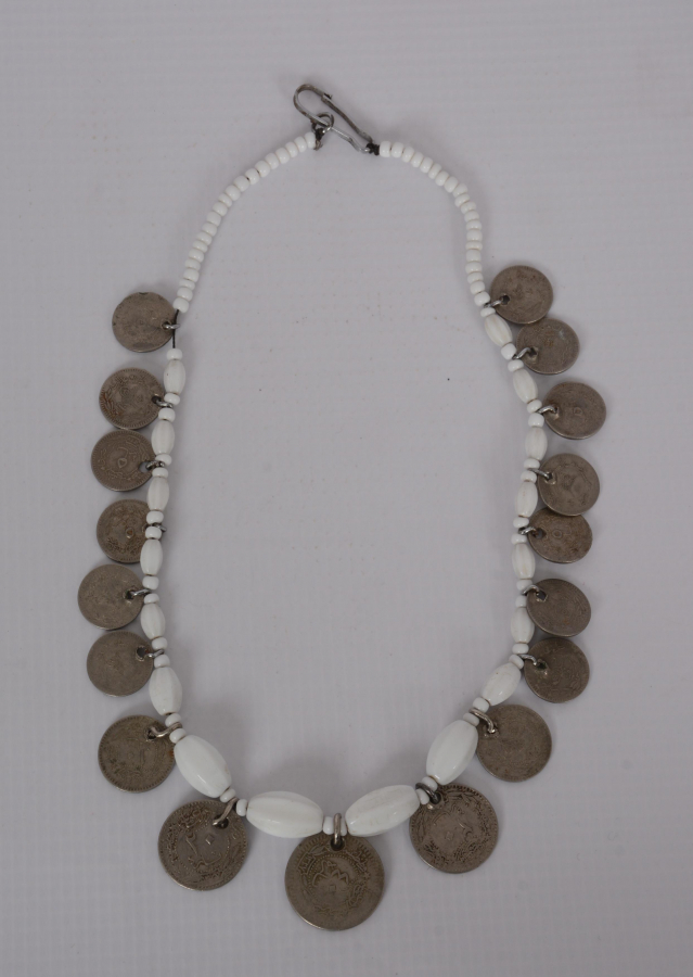 OSMANLI PARALARLA SÜSLÜ OPAL GERDANLIK 