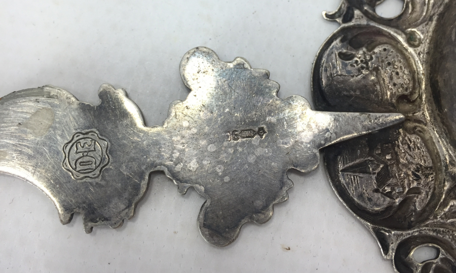 TAMAMI İŞLEMELİ GÜMÜŞ CAY SÜZGECİ