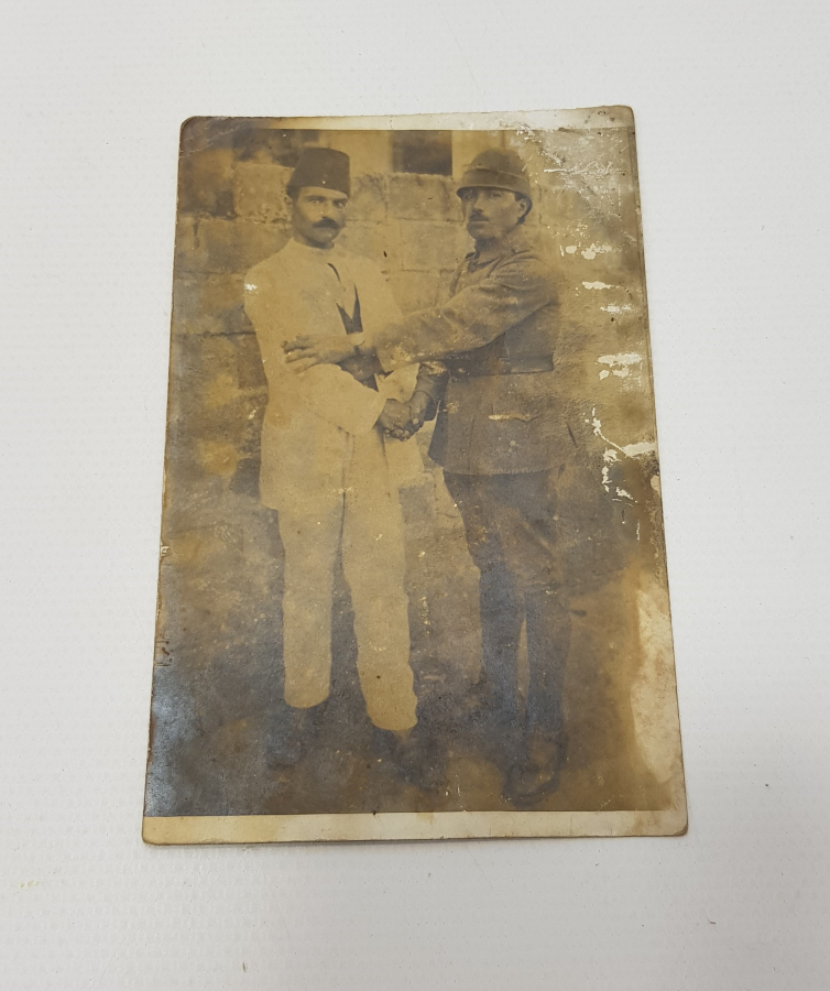 ÇANAKKALE SAVAŞI KALPAKLI OSMANLI SUBAY FOTOĞRAFI 