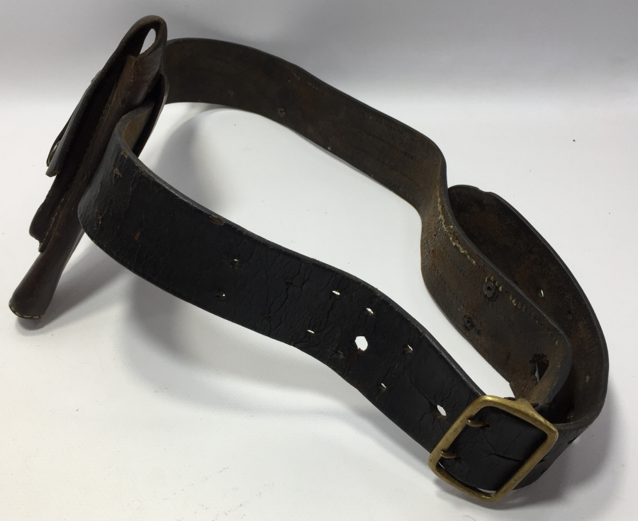 1. DÜNYA SAVAŞI TABANCA KILIFIYLA NADİR SUBAY KEMERİ