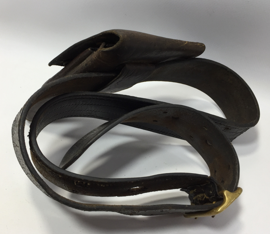 1. DÜNYA SAVAŞI TABANCA KILIFIYLA NADİR SUBAY KEMERİ