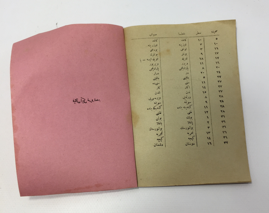 MEKTEBİ SULTANİ FARSÇA DERS KİTABI