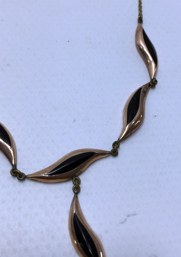 OLTU TAŞINDAN ÖZEL YAPIM ALTIN KOLYE