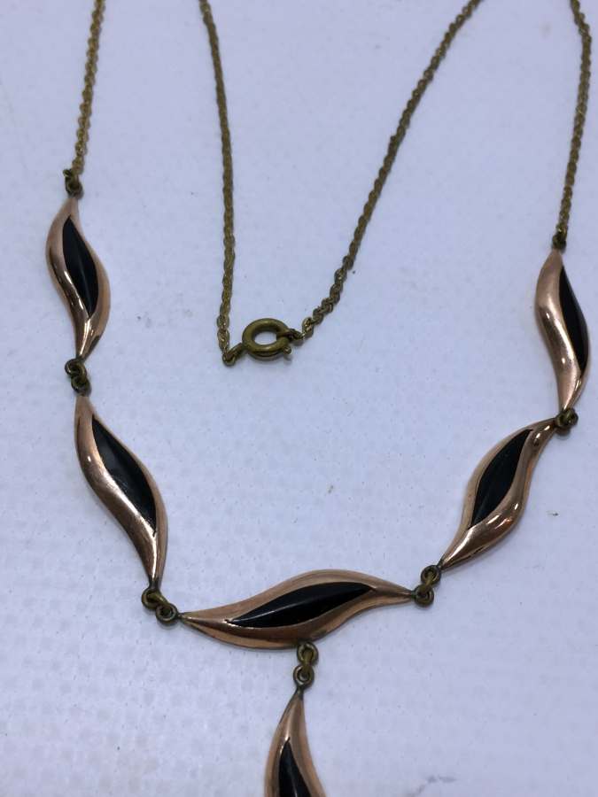 OLTU TAŞINDAN ÖZEL YAPIM ALTIN KOLYE