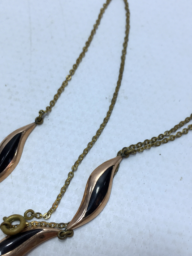 OLTU TAŞINDAN ÖZEL YAPIM ALTIN KOLYE