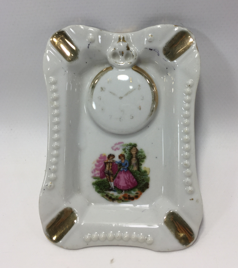 OSMANLI DÖNEMİ CEP SAATİ MOTİFLİ ALTI OSMANLICA YAZILI KÜLLÜK