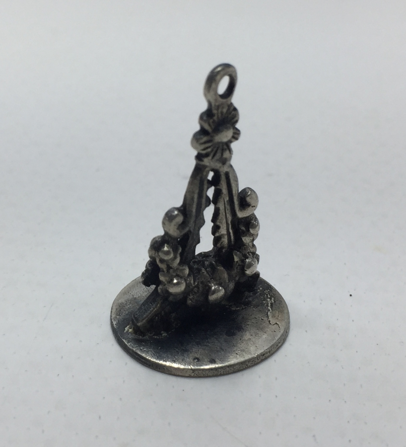 OSMANLI DÖNEMİ HAKKAK PARAFLI GÜMÜŞ ŞAHIS MÜHRÜ