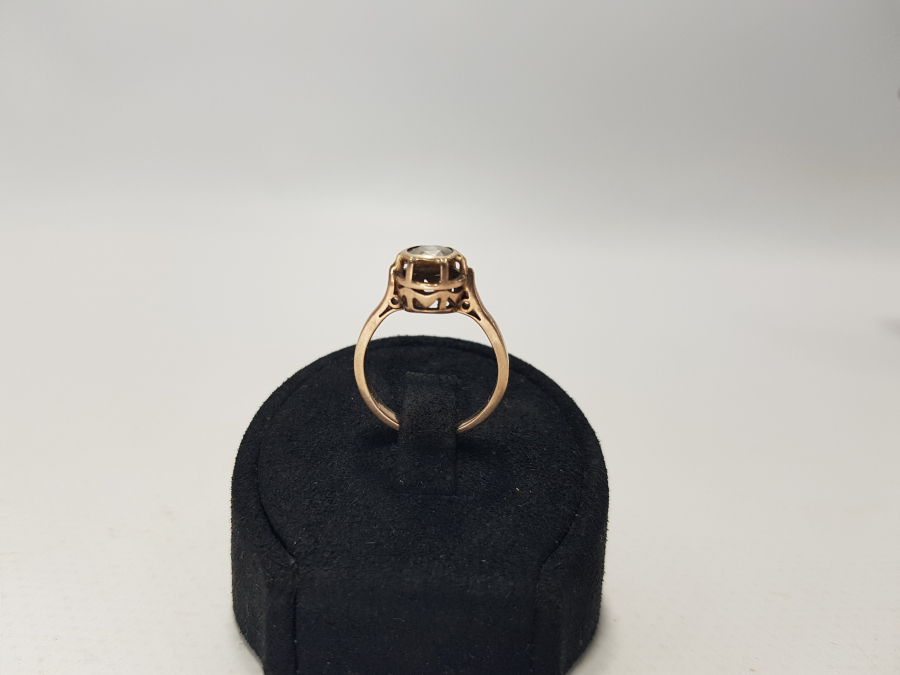 OSMANLI DÖNEMİ NADİR FORMDA TEK TAŞ ELMAS YÜZÜK