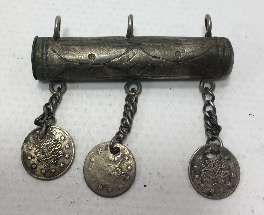 OSMANLI DÖNEMİ SAVATLI GÜMÜŞ HAMAYIL