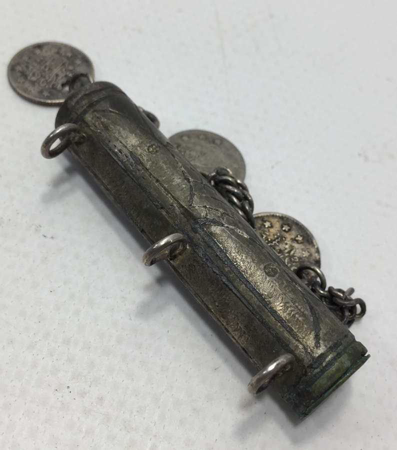 OSMANLI DÖNEMİ SAVATLI GÜMÜŞ HAMAYIL