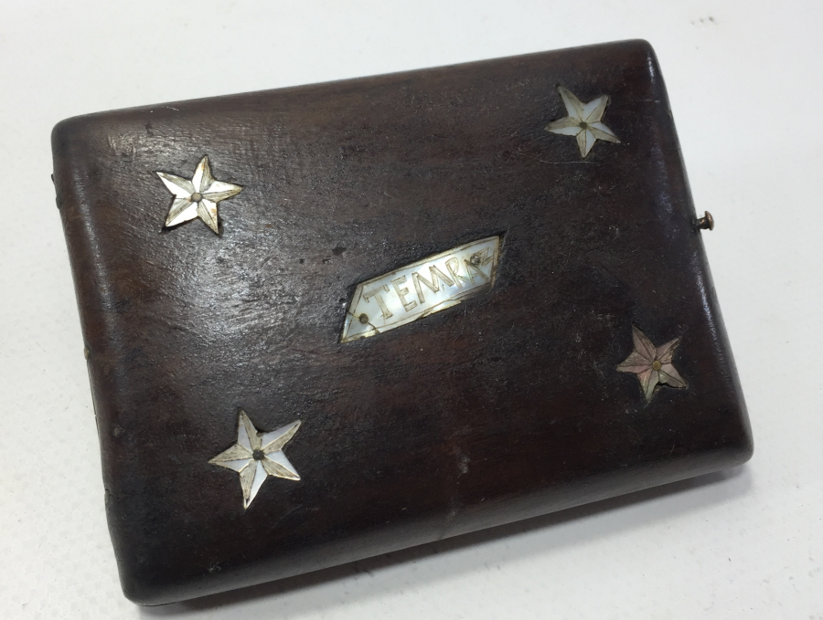 OSMANLI DÖNEMİ SEDEF İŞÇİLİKLİ SİGARA TABAKASI