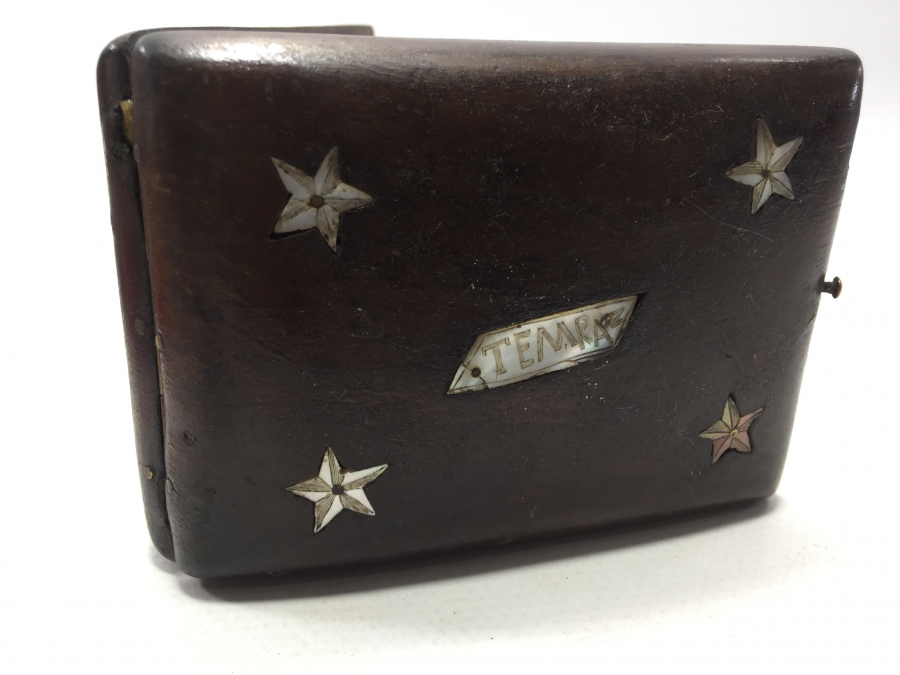 OSMANLI DÖNEMİ SEDEF İŞÇİLİKLİ SİGARA TABAKASI