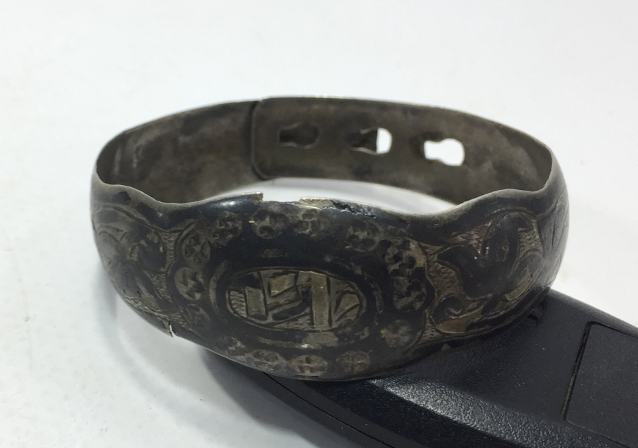 OSMANLI DÖNEMİ ÜZERİ YAZILI SAVATLI BİLEKLİK