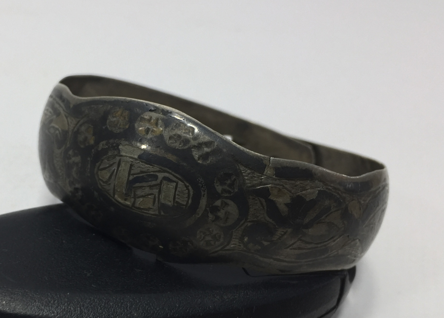 OSMANLI DÖNEMİ ÜZERİ YAZILI SAVATLI BİLEKLİK