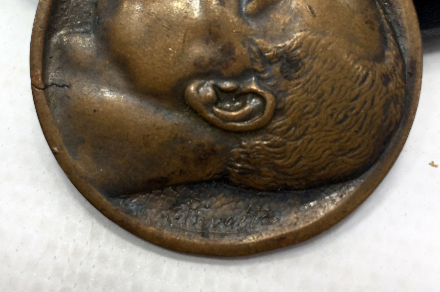 SANATÇI İMZALI İTALYAN MADALYON