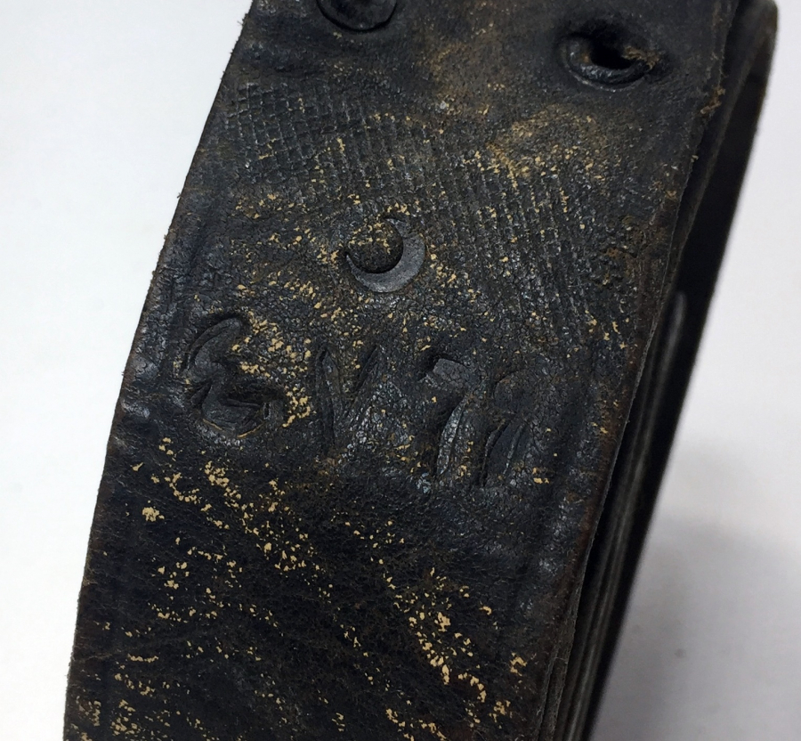 1. DÜNYA SAVAŞI DÖNEMİ ÜZERİ YAZILI OSMANLI DÖNEMİ SUBAY KEMERİ