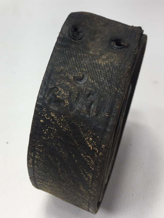 1. DÜNYA SAVAŞI DÖNEMİ ÜZERİ YAZILI OSMANLI DÖNEMİ SUBAY KEMERİ