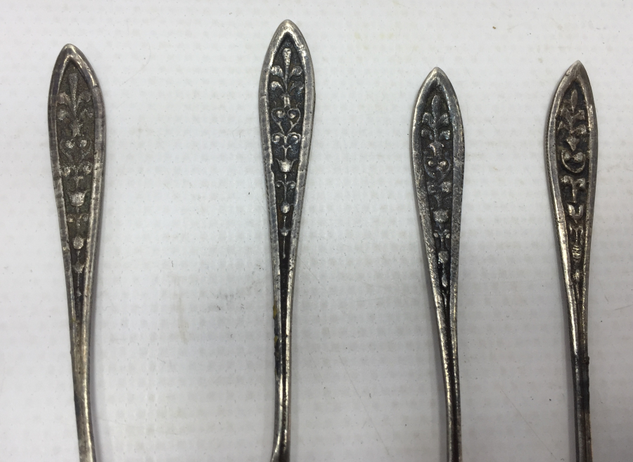 ANTİKA GÜMÜŞ ÇAY KAŞIĞI VE LİMONLUK SETİ