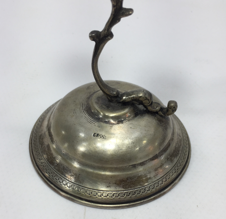 ÇİFTLİ GÜMÜŞ ŞAMDAN