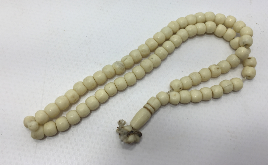 OSMANLI DÖNEMİ 66 TANEDEN OLUŞAN KEMİK TESBİH