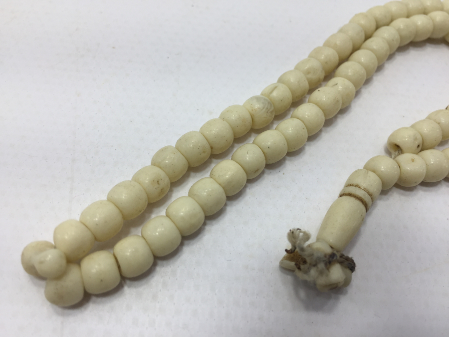 OSMANLI DÖNEMİ 66 TANEDEN OLUŞAN KEMİK TESBİH