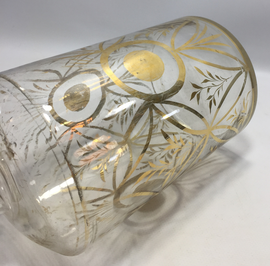 OSMANLI DÖNEMİ BEYKOZ İŞİ BÜYÜK BOY ECZACI ŞİŞESİ