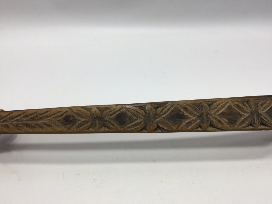 OSMANLI DÖNEMİ BÜYÜK BOY İŞLEMELİ TEKKE İŞİ AHŞAP KEPÇE