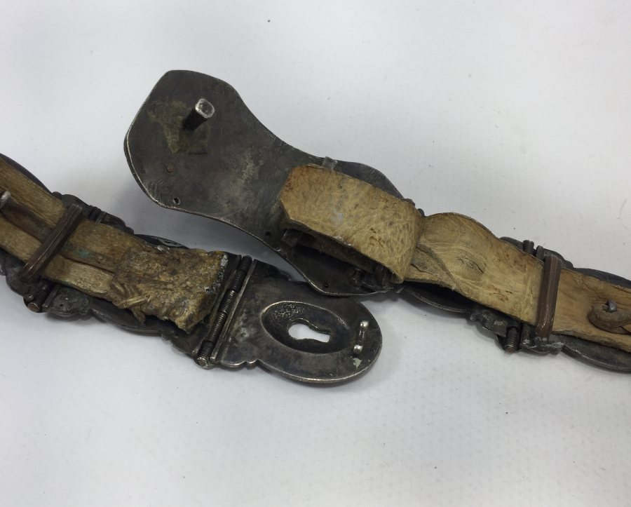 OSMANLI DÖNEMİ NADİR BOYDA SAVATLI VAN İŞİ GÜMÜŞ BEY İŞİ GELİN KEMERİ