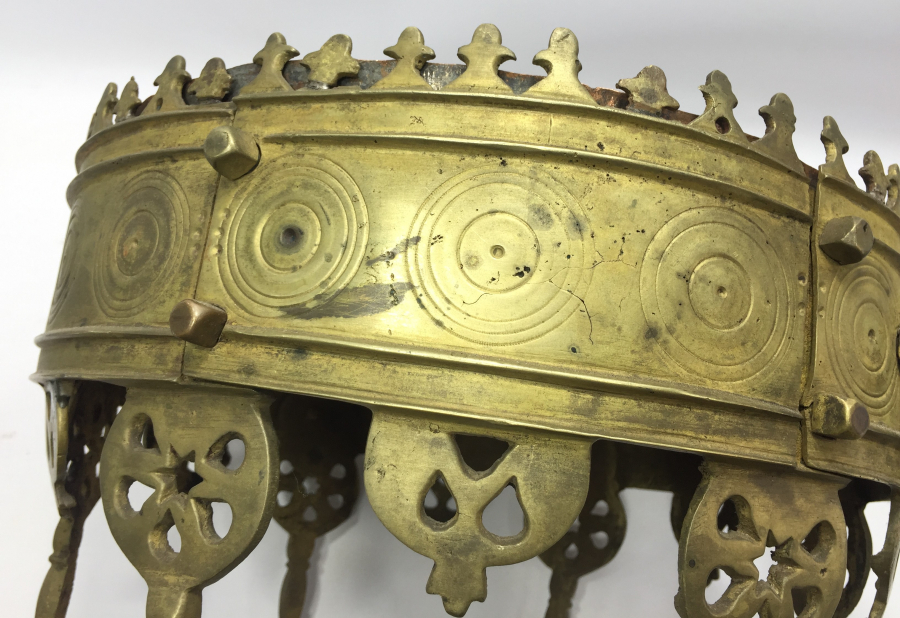 OSMANLI DÖNEMİ NADİR FORMDA SİİRT MANGALI